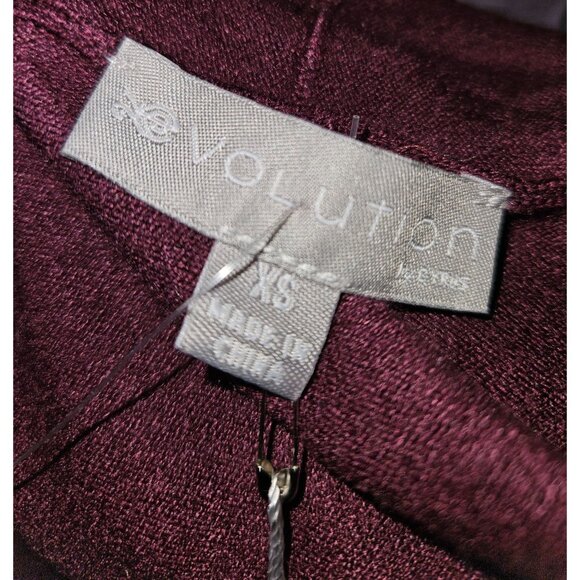 2/$35 Evolution By Cyrus Open Front Cardigan 3/4 Sleeves Accent Buttons Women XS - Picture 9 of 10